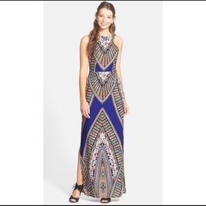 En Creme Open Back Maxi Dress